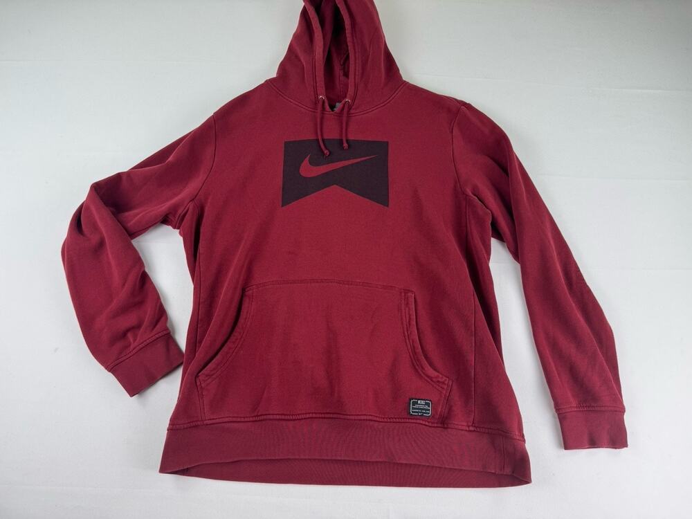 Nike Better World Pullover Hoodie XL Red Black Swoosh